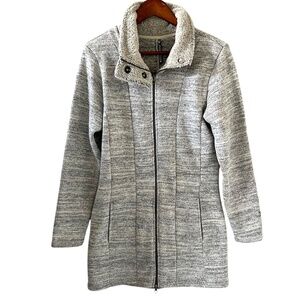 KUHL Alsa Long Fleece Jacket In Heathered Gray Size M